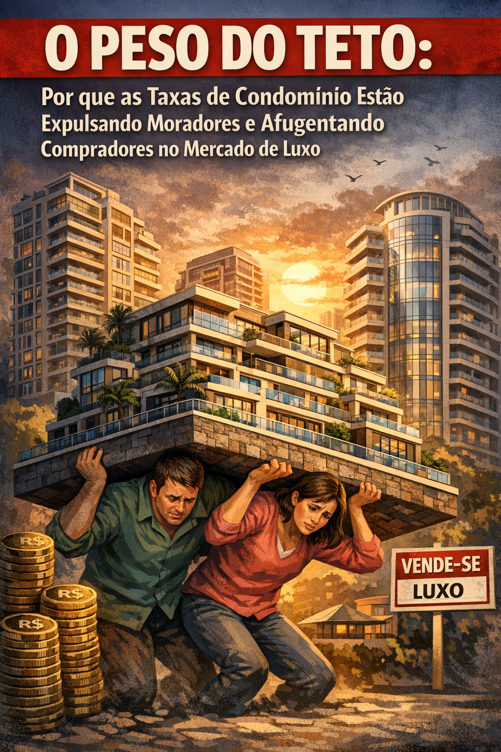 O Peso do Teto: Por que as Taxas de Condomínio Estão Expulsando Moradores e Afugentando Compradores no Mercado de Luxo